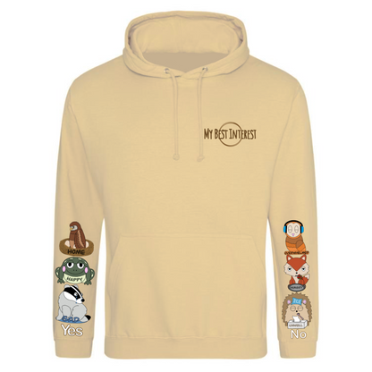 Adults Woodland Animal Communication Hoodie