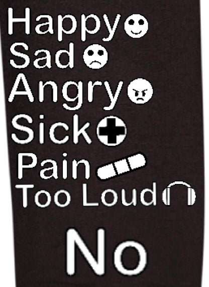 Adults “Just Words” Communication Sweatshirt - Pre Order