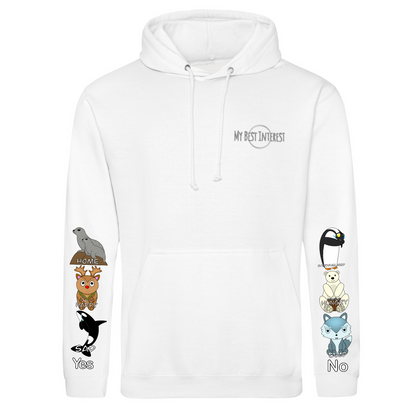 Adults Arctic Animals Communication Hoodie