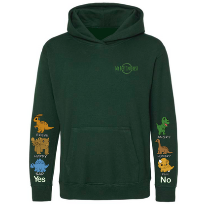 Kids Dinosaur Communication Hoodie