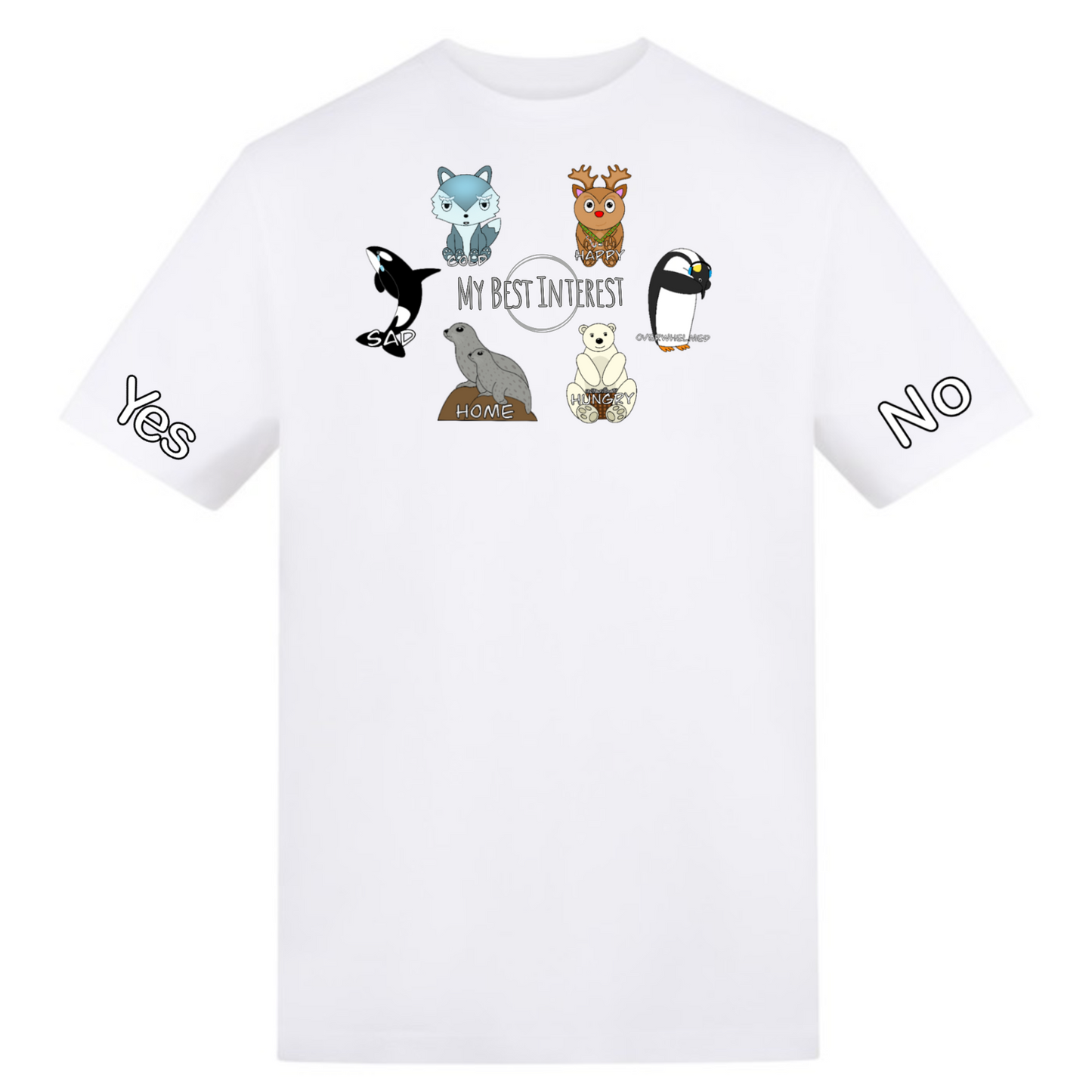 Kids Arctic Animals Communication Tshirt
