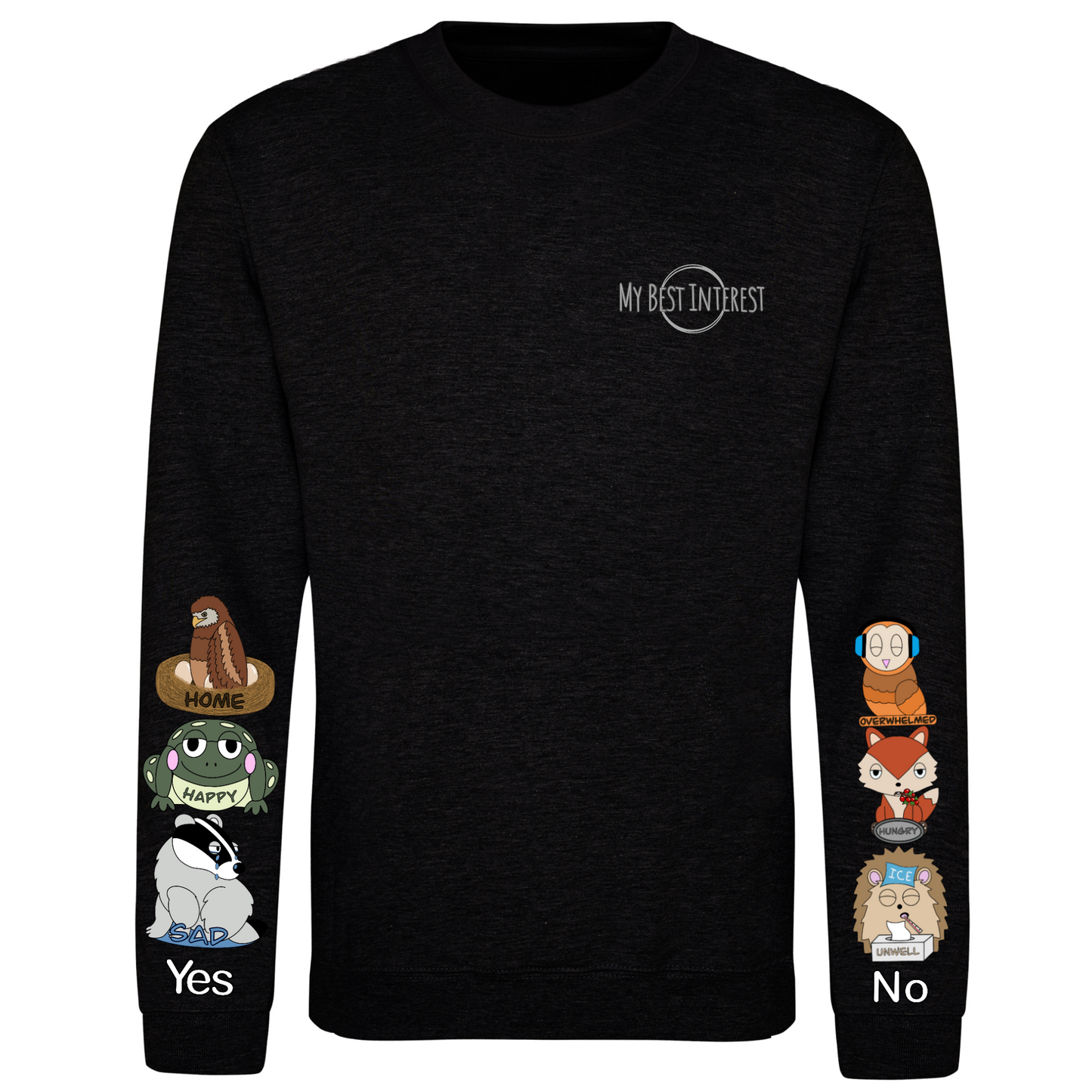 Kids Woodland Animal Communication Sweatshirt