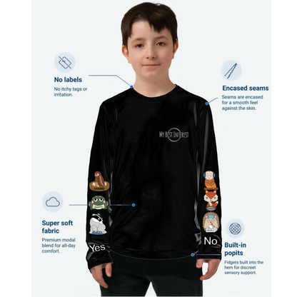 Kids Communication Fidget-T – Long Sleeve