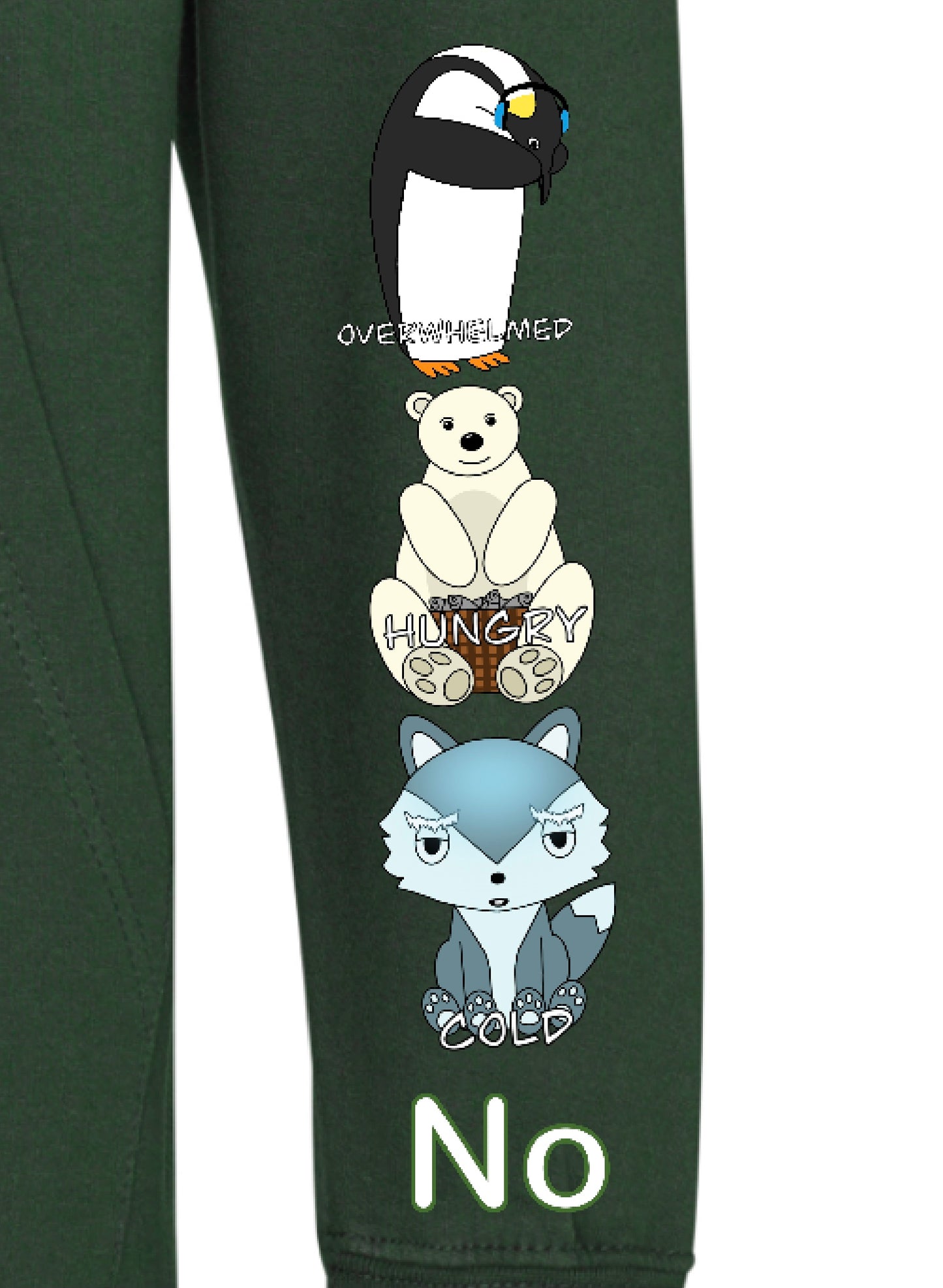 Adults Arctic Animals Communication Hoodie
