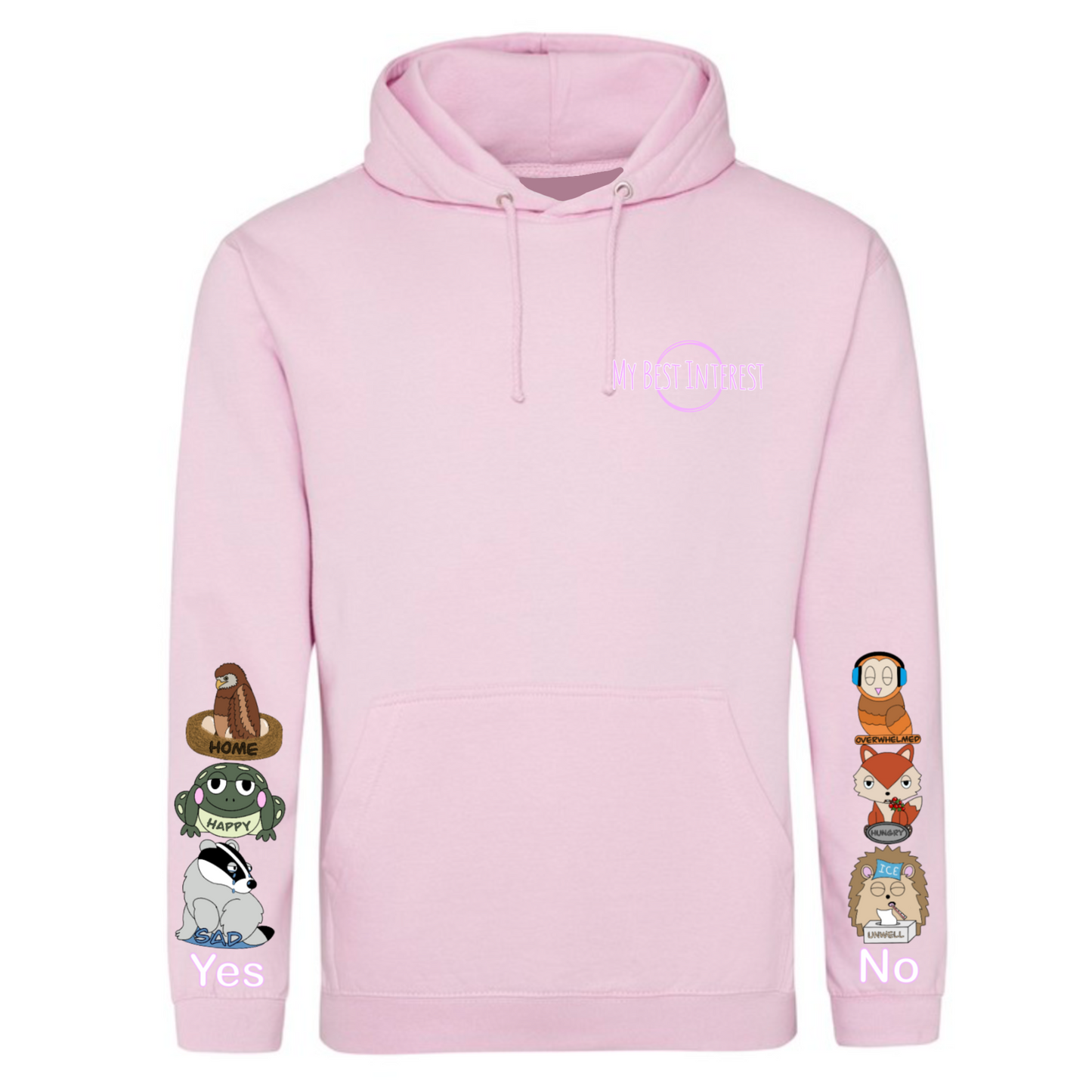 Adults Woodland Animal Communication Hoodie