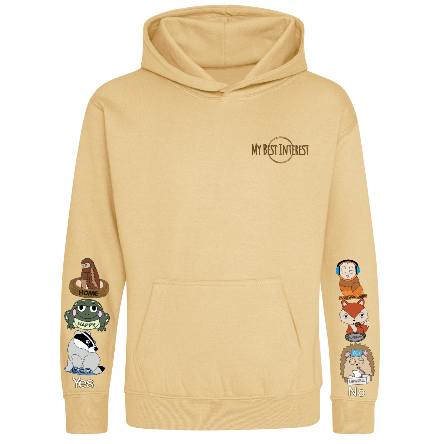 Adults Woodland Animal Communication Hoodie
