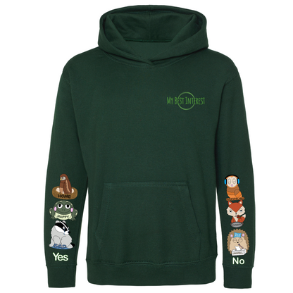 Adults Woodland Animal Communication Hoodie