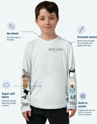Kids Communication Fidget-T – Long Sleeve