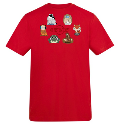 Adults Woodland Animal Communication Tshirt