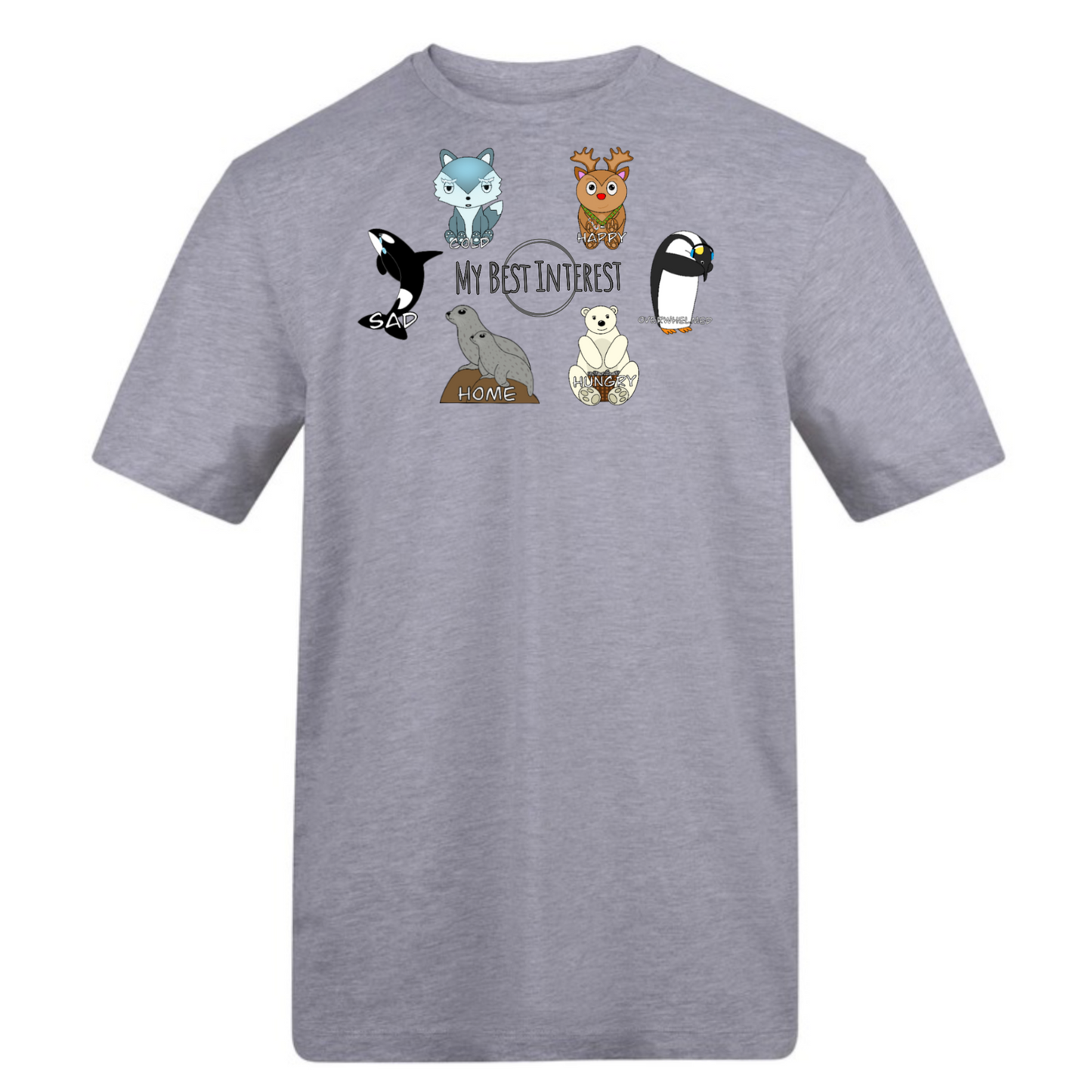 Kids Arctic Animals Communication Tshirt