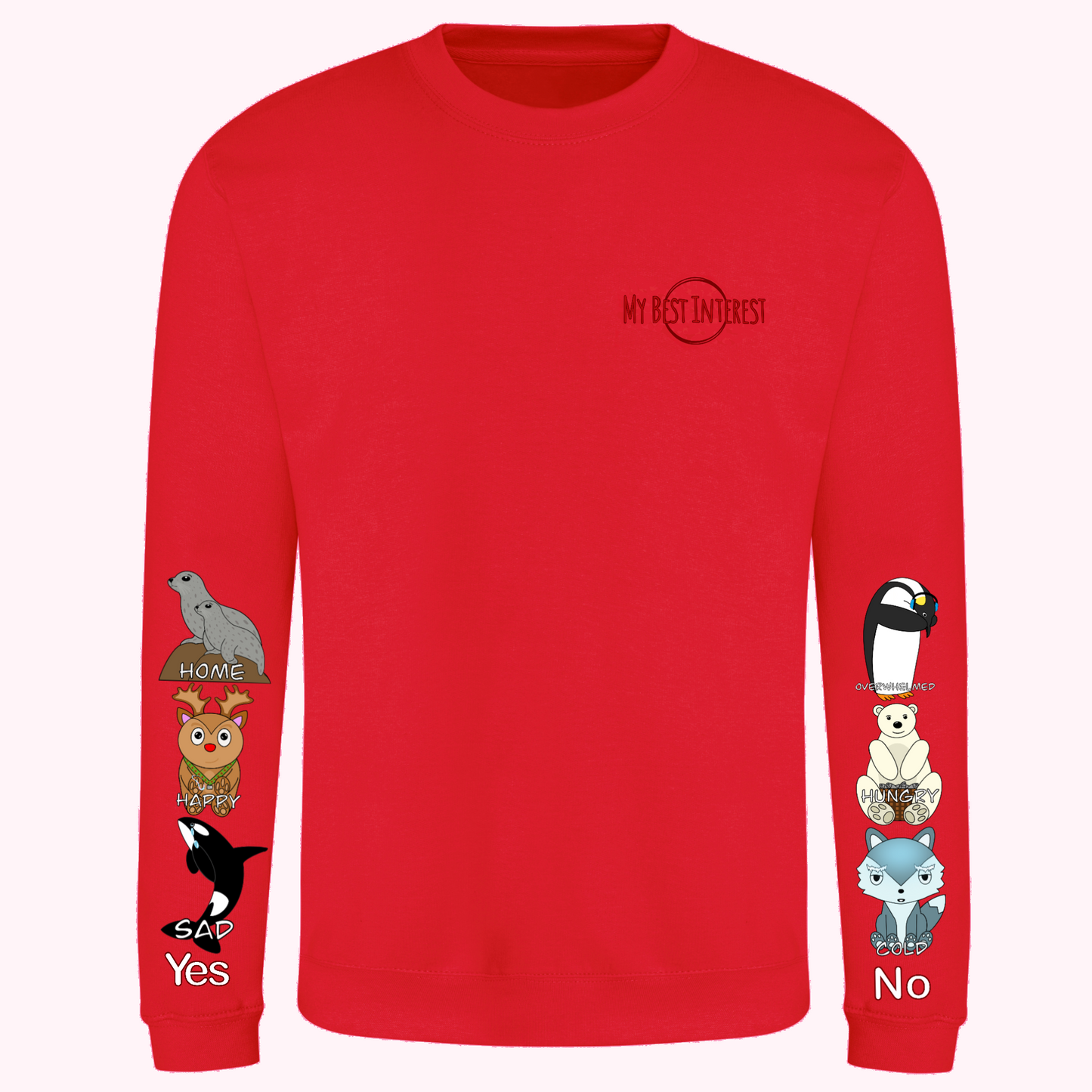 Adults Arctic Animals Communication Sweatshirt