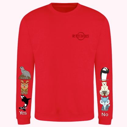 Adults Arctic Animals Communication Sweatshirt