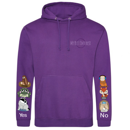 Adults Woodland Animal Communication Hoodie