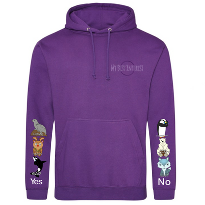 Kids Arctic Animals Communication Hoodie
