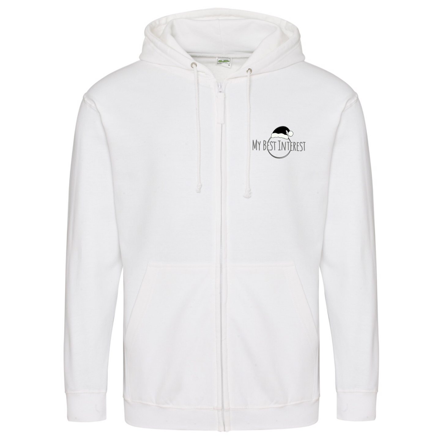 Adults Christmas Logo Zip Hoodie