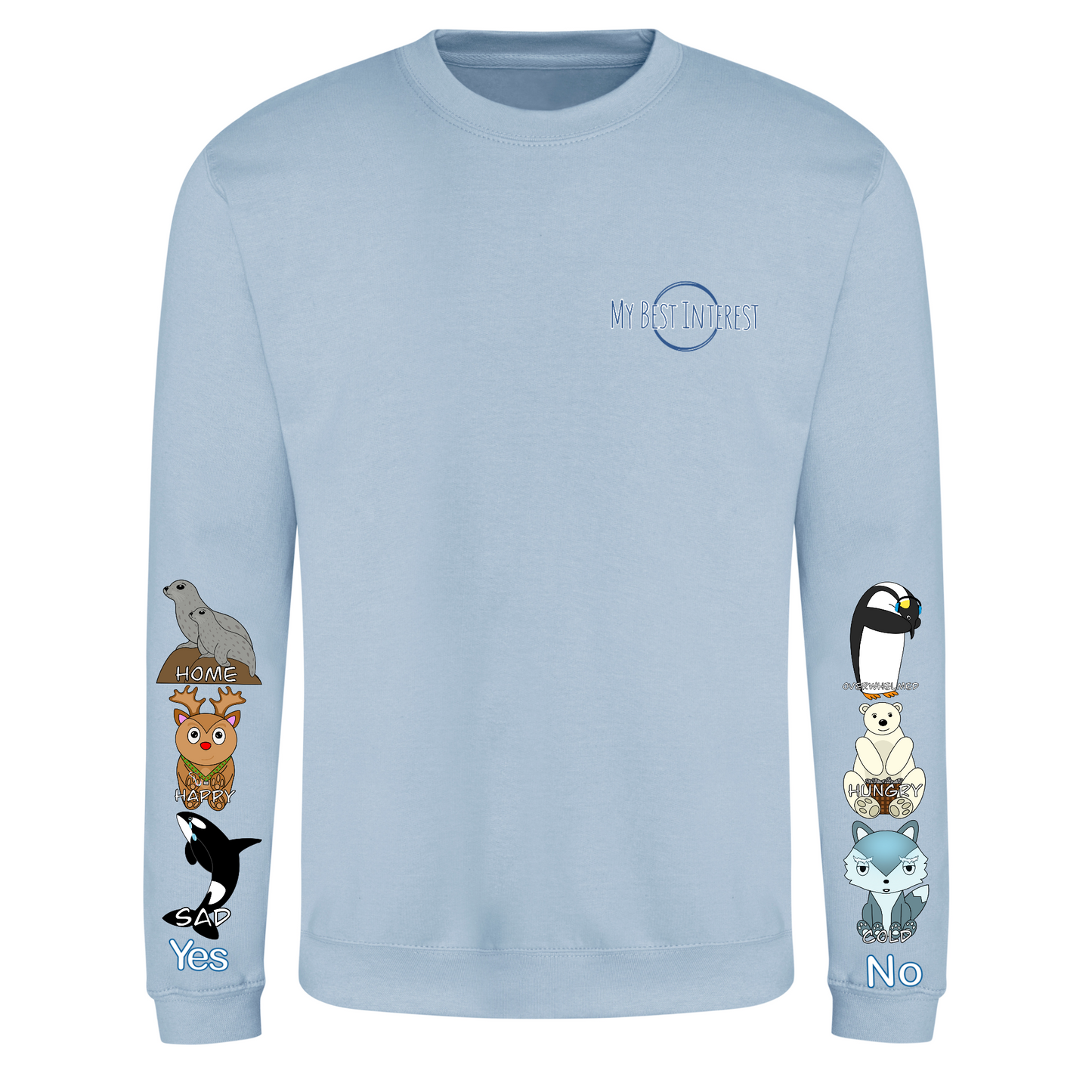 Adults Arctic Animals Communication Sweatshirt