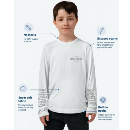 Kids Communication Fidget-T – Long Sleeve