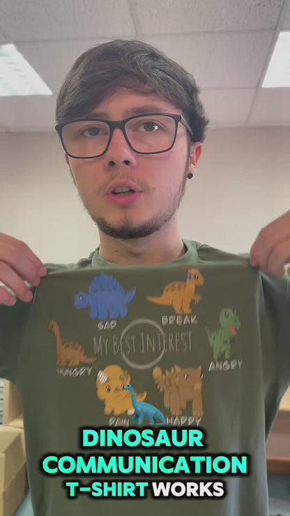 Adults Dinosaurs Communication Tshirt